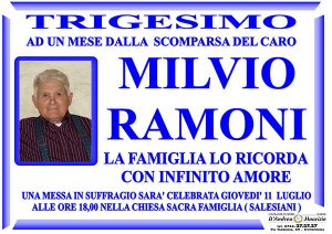 MILVIO RAMONI – Trigesimo