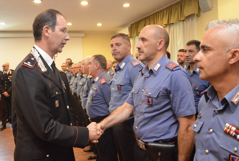 Il Comandante della Legione Carabinieri Lazio visita il Comando Provinciale di Viterbo