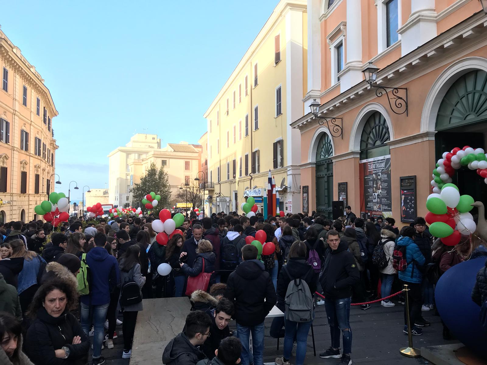 Invasione colorata a corso Centocelle