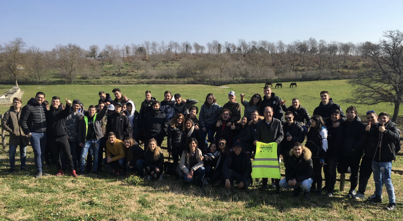 Tarquinia, i ragazzi dello Stendhal di Civitavecchia  in visita al centro aziendale della Roccaccia