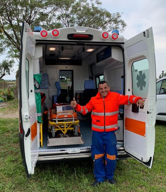 Assovoce: cerimonia nuova ambulanza