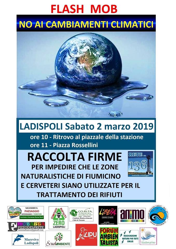 Un flash mob per dire no ai cambiamenti climatici