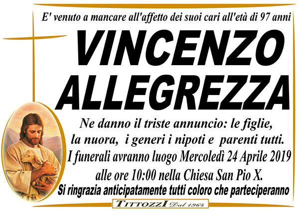 VINCENZO ALLEGREZZA