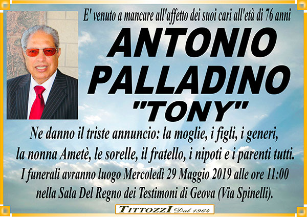 ANTONIO PALLADINO ''TONY''