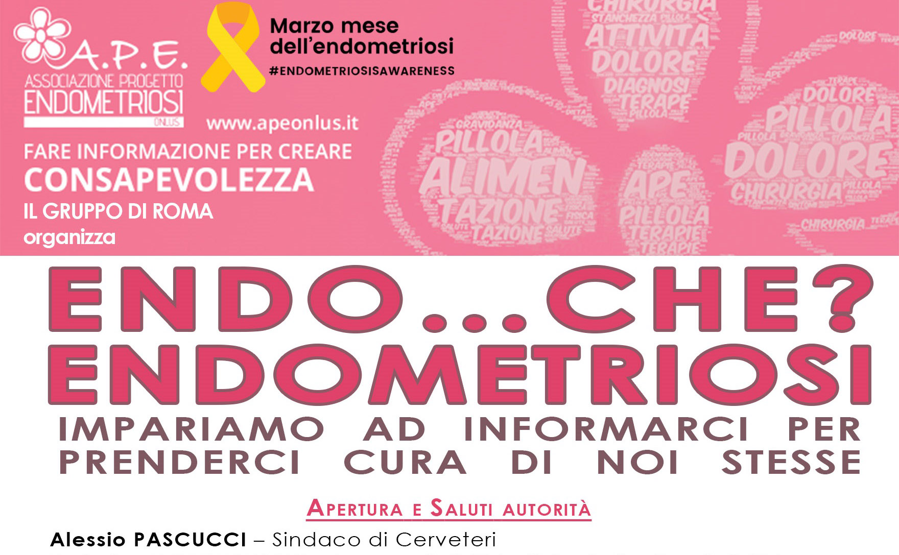 Al Granarone il convegno sull&rsquo;Endometriosi promosso da A.P.E. Onlus