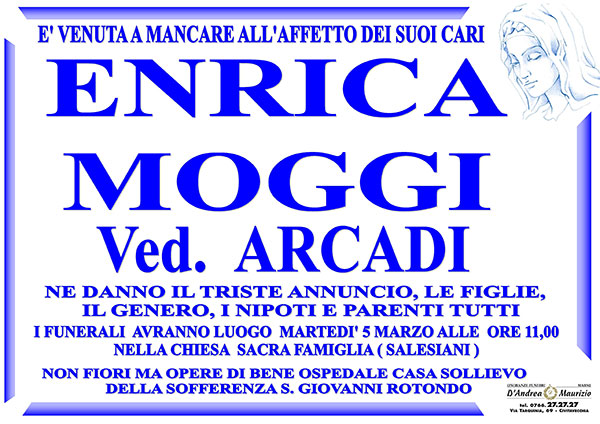 ENRICA MOGGI Ved. ARCADI