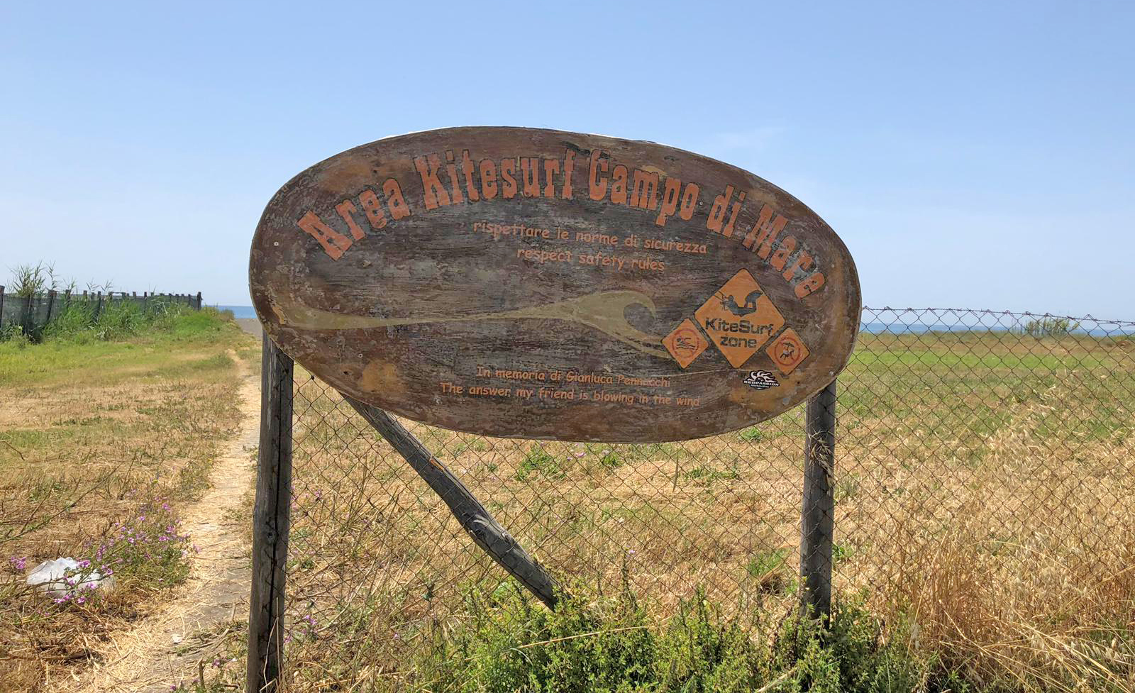 Campo di Mare: cambia location l&rsquo;area kitesurf &lsquo;&lsquo;Gianluca Pennacchi&rsquo;&rsquo;