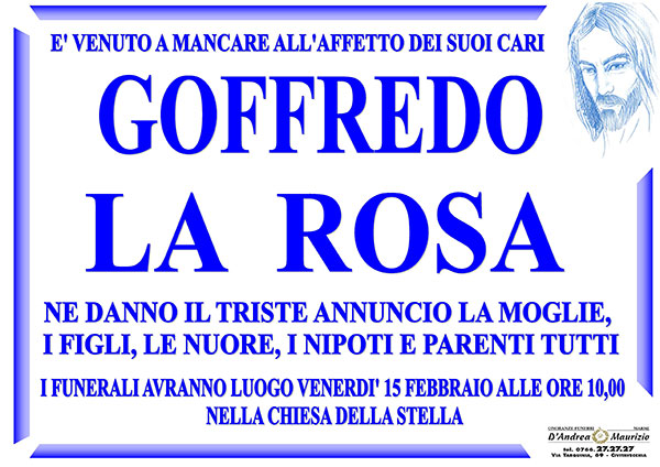 GOFFREDO LA ROSA