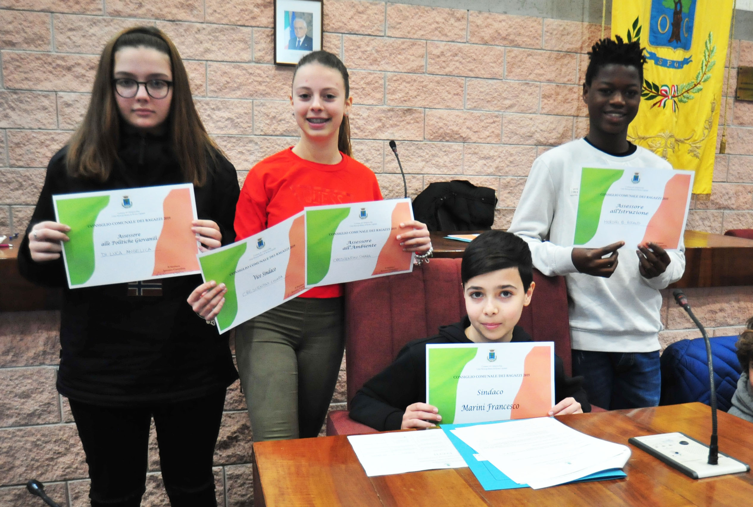 Consiglio comunale dei ragazzi, nominata la giunta