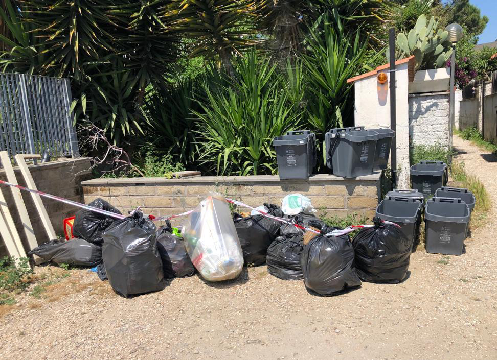 Controllo rifiuti: 11 sanzioni e due denunce penali