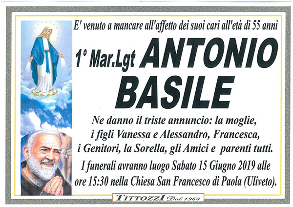 1&deg; Mar. Lgt ANTONIO BASILE