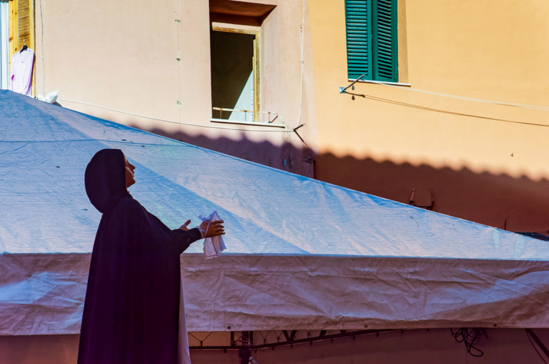 La statua (foto Raffaele Ballirano)