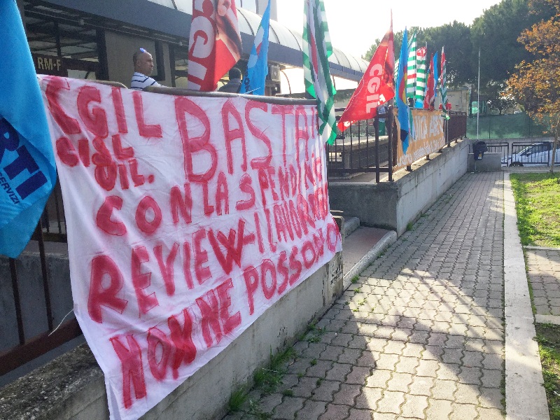 Manutencoop: presidio sotto la Asl