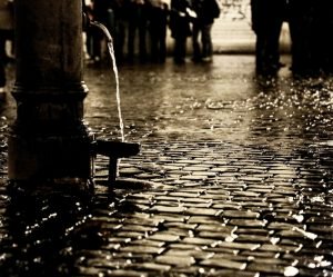 Flash mob in Campidoglio contro la chiusura dei nasoni