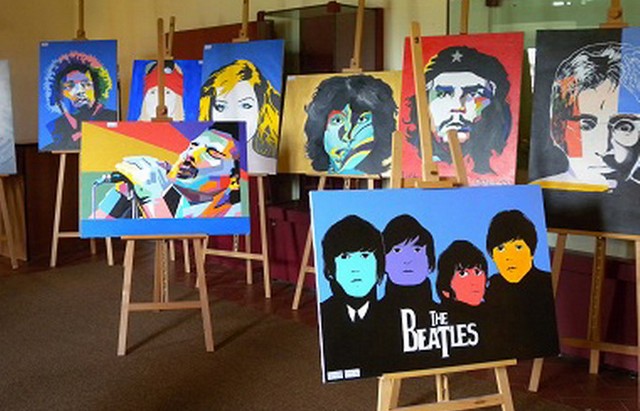 Vince Simone Turriani che ha ritratto Bob Dylan