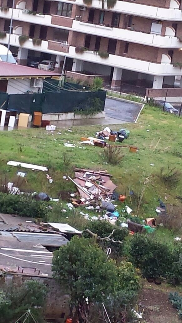 San Liborio, una discarica abusiva