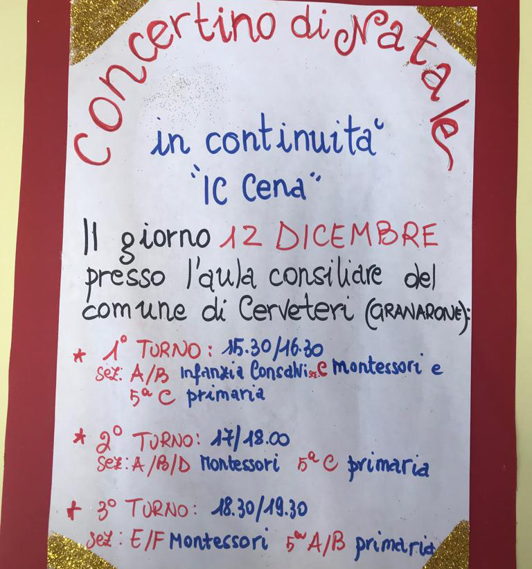 &lsquo;&lsquo;Concertino di Natale&rsquo;&rsquo; del G. Cena