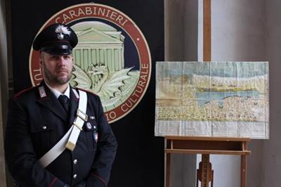 Ritrovata rarissima mappa del 1730