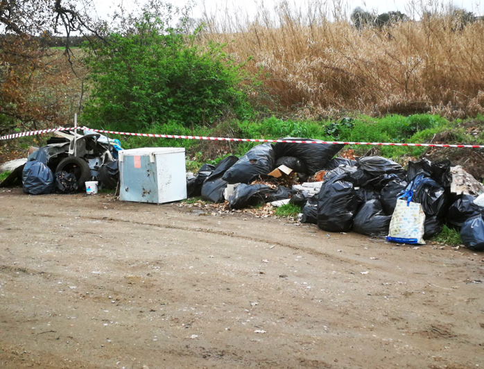 Bonificata discarica abusiva in localit&agrave; Stallonara