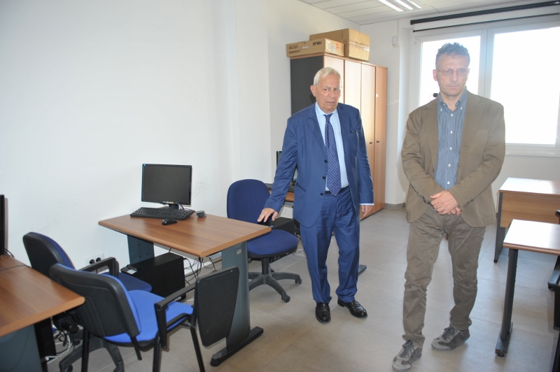 Il vice presidente della Regione in visita all'Universit&agrave;