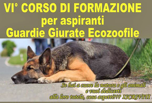 Guardie ecozoofile: via al sesto corso di formazione