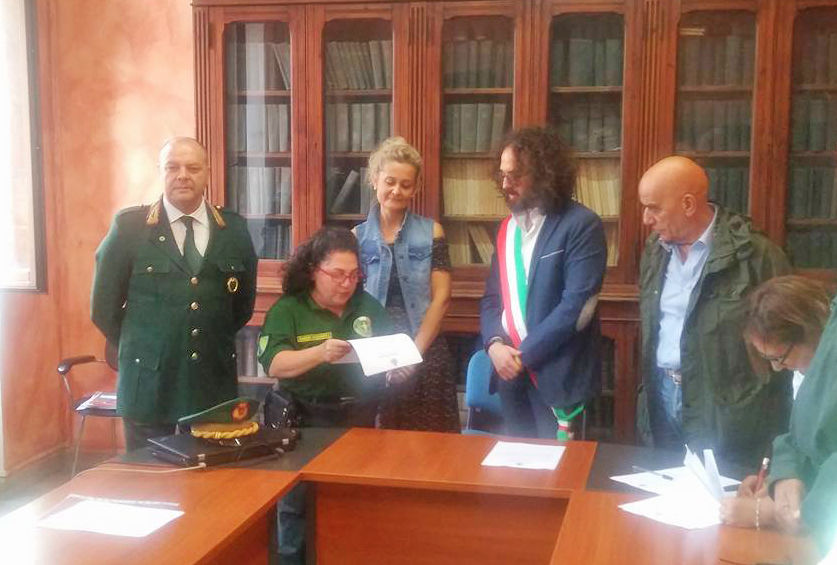 Undici nuove guardie ecozoofile giurano nelle mani del sindaco