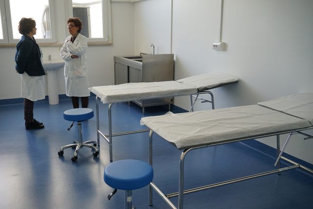 Taglio del nastro per la nuova sala gessi