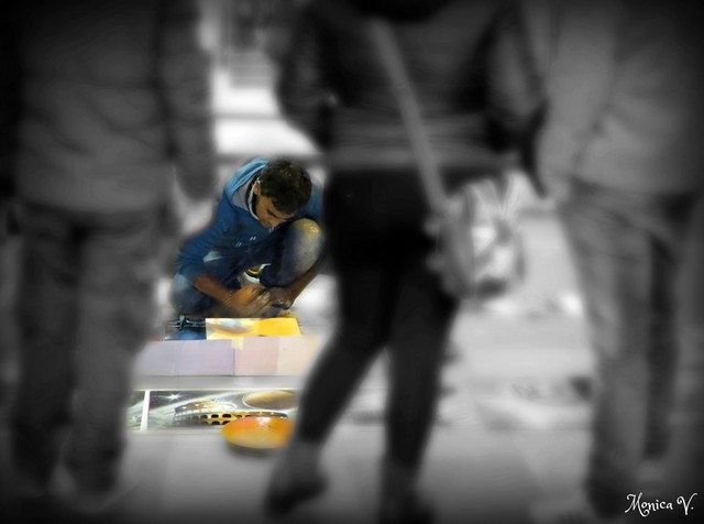 Artista di strada (foto Monica Volpi)