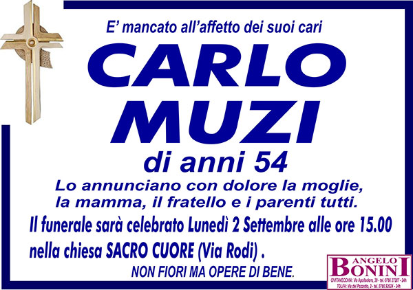 CARLO MUZI di anni 54