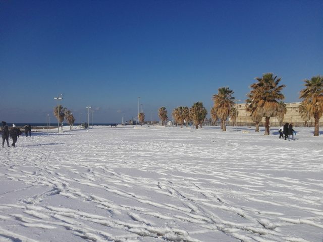 Neve alla marina (foto Francesco Pierucci )