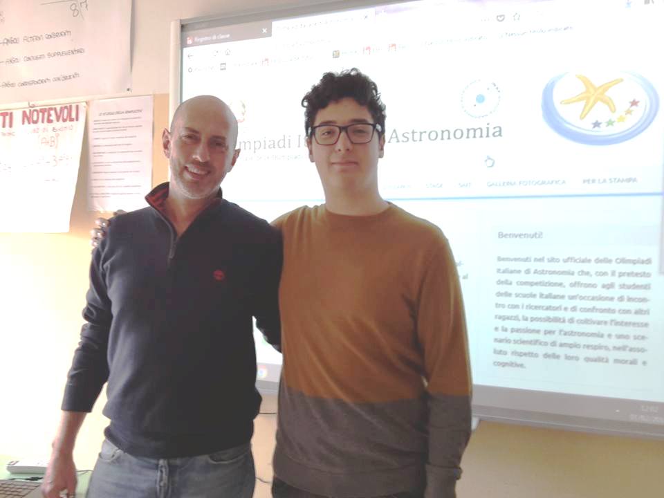 Tarquinia, Lorenzo Bianco alle finali interregionali delle Olimpiadi di Astronomia