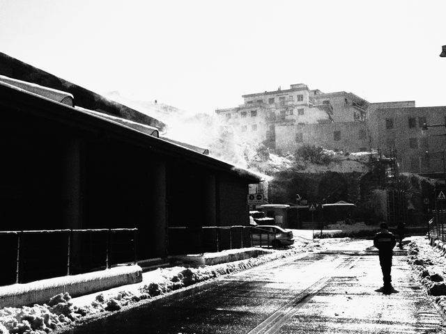 Tramontana dopo la nevicata (foto Fabrizio Cond&egrave;)