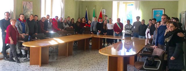 Una mattina in Comune per gli studenti del Marconi