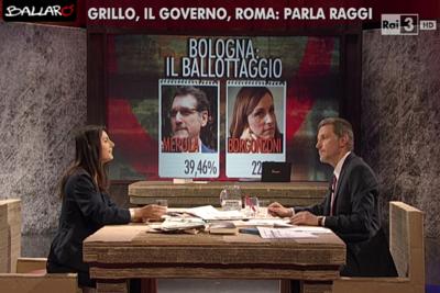 Raggi gela Giannini in diretta: "Si sente un replicante?"