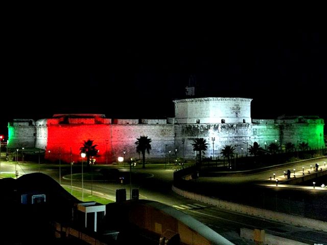 Tricolore sul forte (foto Pina Irato)