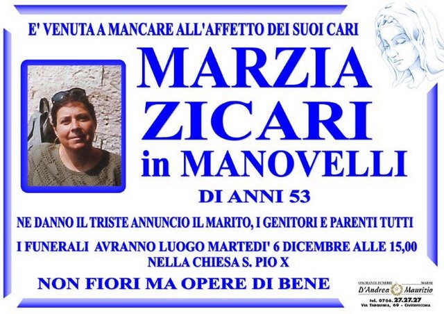MARZIA ZICARI in MANOVELLI