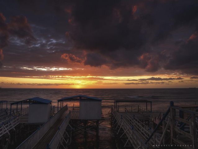 Tramonti infuocati (foto Marcello Tedeschi)