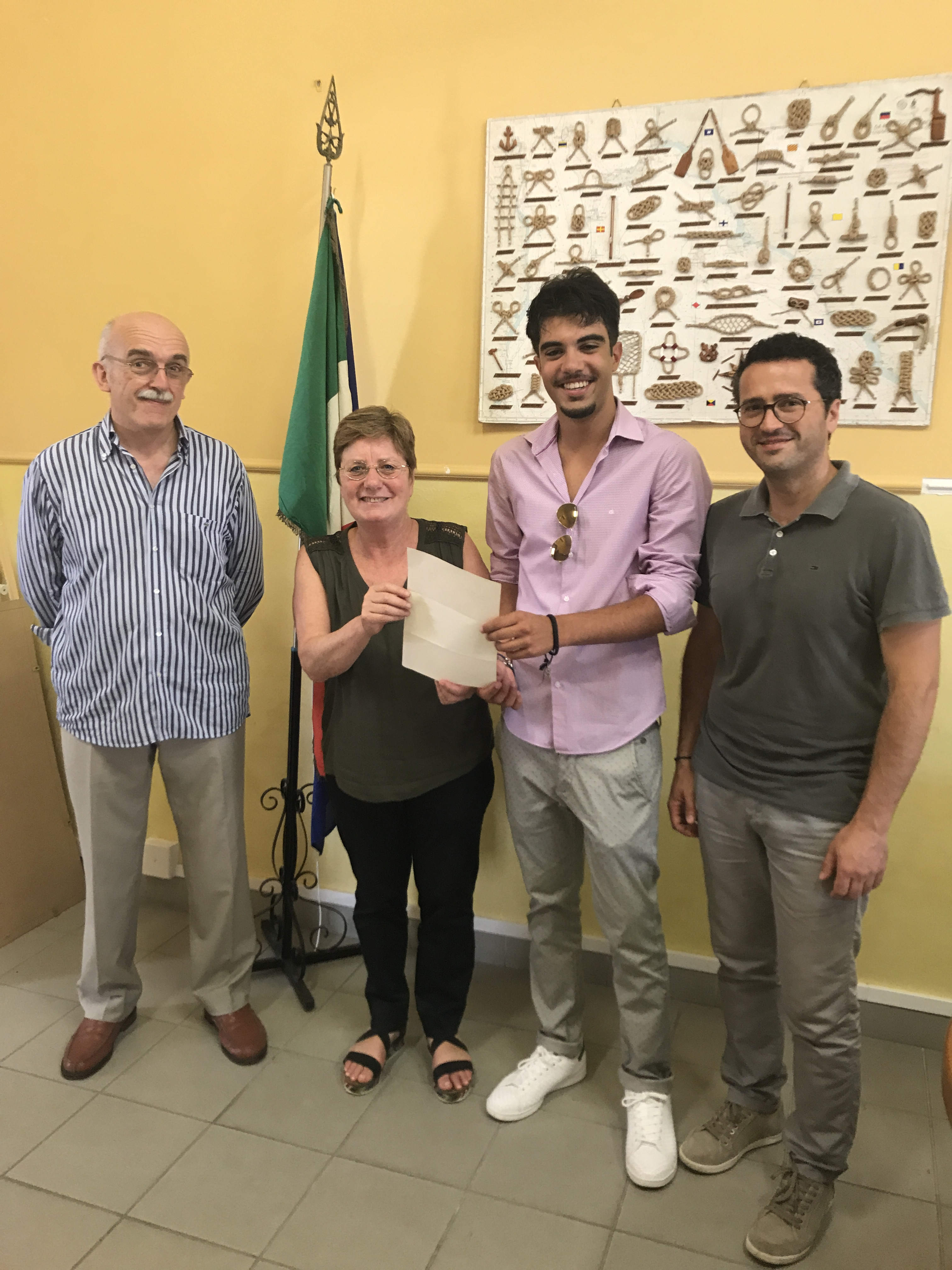 IISS Calamatta, Alberto Castiglione primo nella gara nazionale tra i nautici