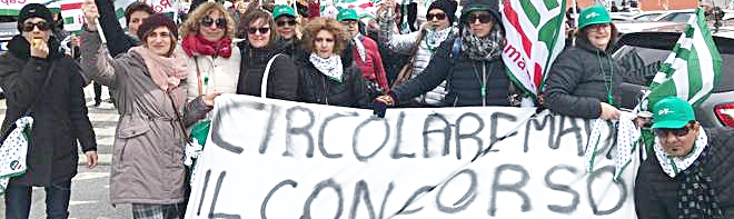 "Vogliamo il nostro lavoro"