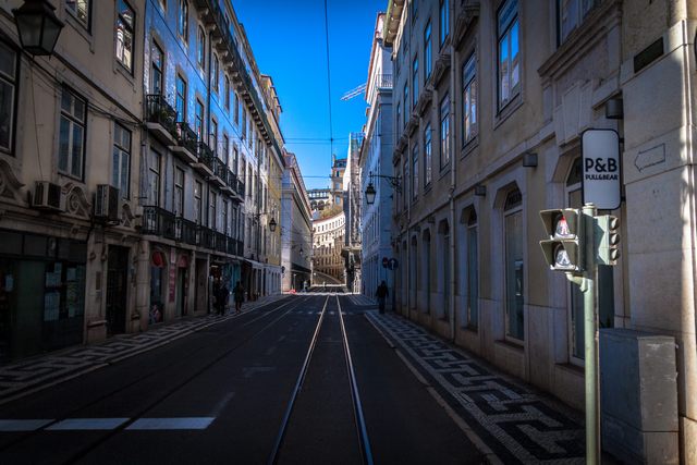 Lisbona desolata (foto Alessio Lucaroni)