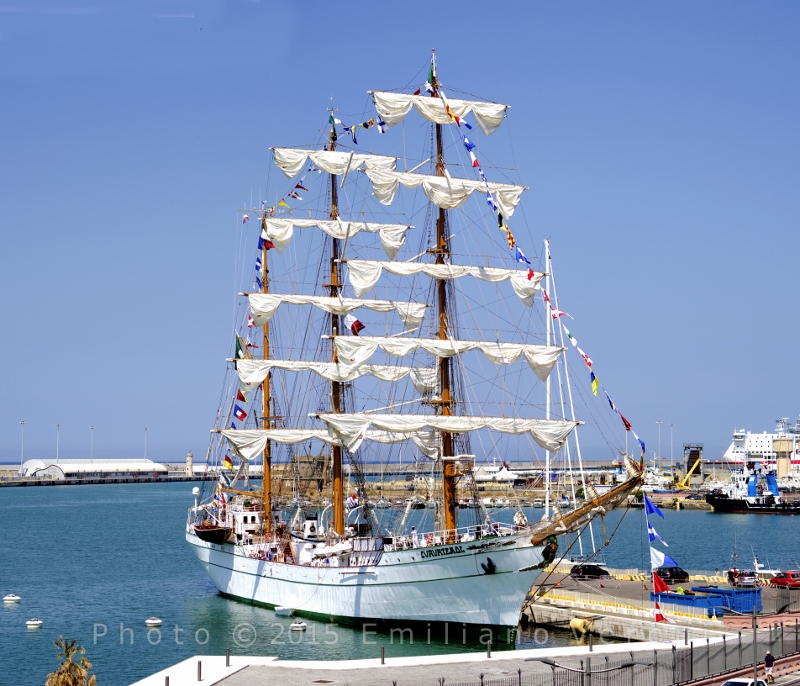Nave scuola Marina Messicana Cuauht&eacute;moc (foto Emiliano Veroni)