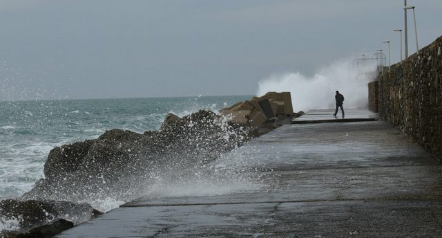 L'antimurale (foto Eleonora Lugustiano)