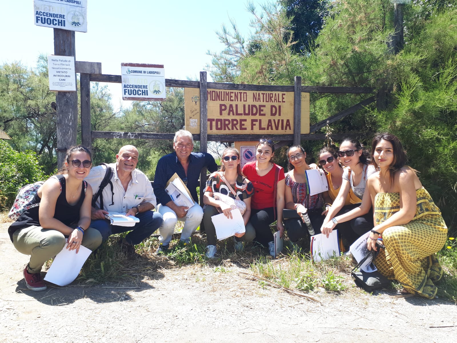 L'Universit&agrave; della Tuscia alla Palude di Torre Flavia