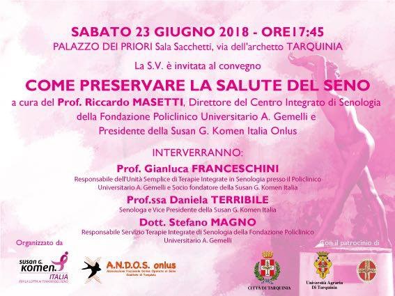 Tarquinia, stasera in piazza cena in rosa