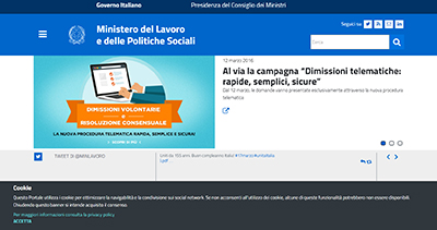 Ministero del Lavoro, &egrave; online il nuovo sito internet