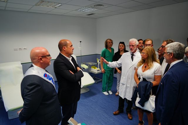 Taglio del nastro per il trasfusionale