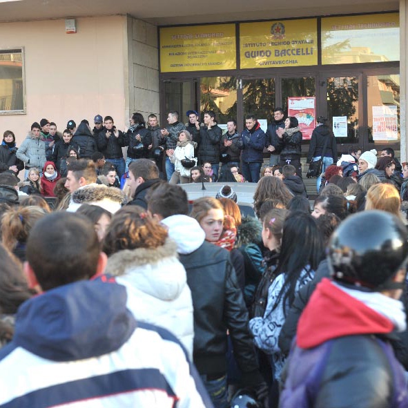 Baccelli, studenti in sciopero contro il dimensionamento