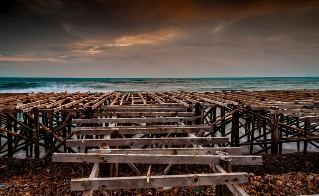 Palafitte a Santa Marinella (foto Alessio Lucaroni)