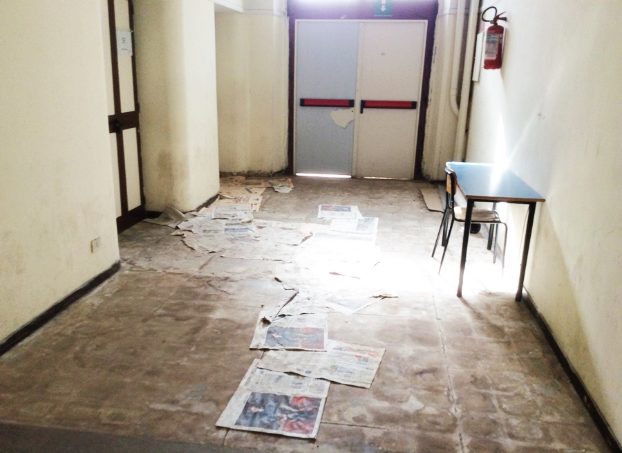 IIS Baffi, la scuola cade a pezzi