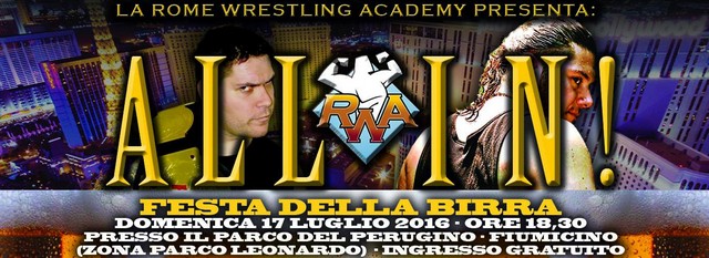 Il grande wrestling atterra a Fiumicino
